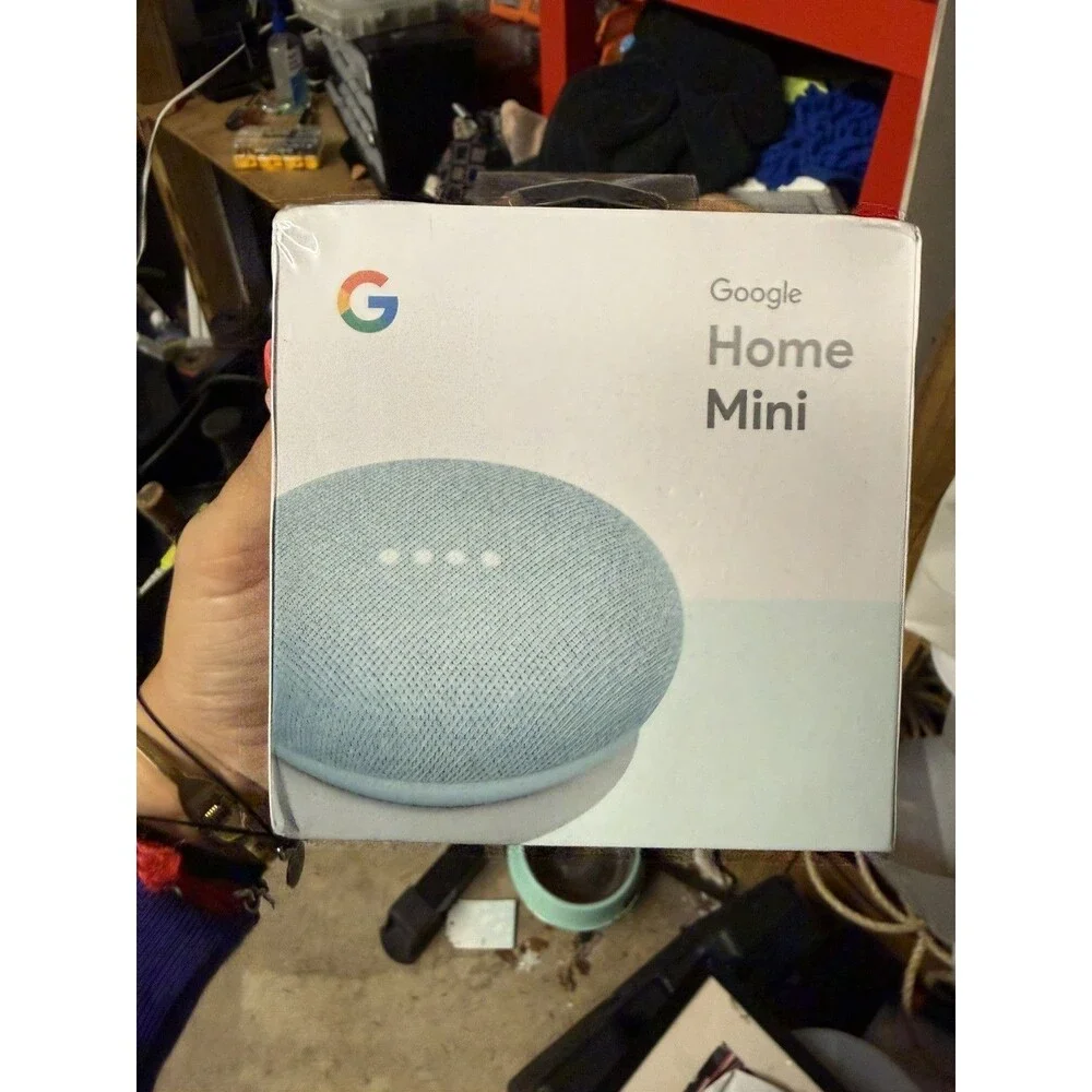CM343 - Google Home Mini Smart Assistant Chalk GA00210-US NEW